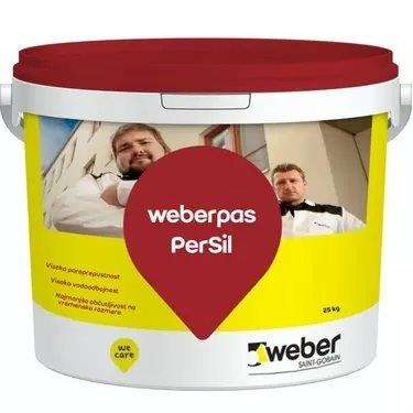 WEBER Fasadna žbuka PerSil 1,5mm 25/1 razred C,D,E