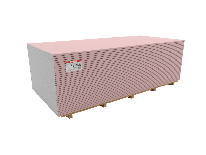 Gips ploča NORGIPS GKF AK vatrootporna 12,5/1250/2000 (2,5m2/kom)