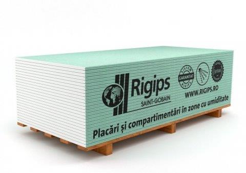Gips ploča RIGIPS HU RBI vlagootporna 12,5/1250/2000 (2,5m2/kom 150#)