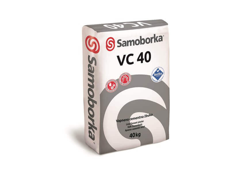 Samoborka Vapneno cementna podložna žbuka VC 40 25/1